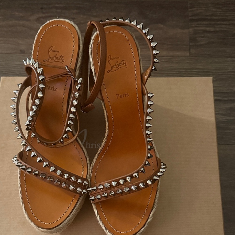 Christian Louboutin Mafaldina Zappa 120 Wedge - Picture 7 of 8